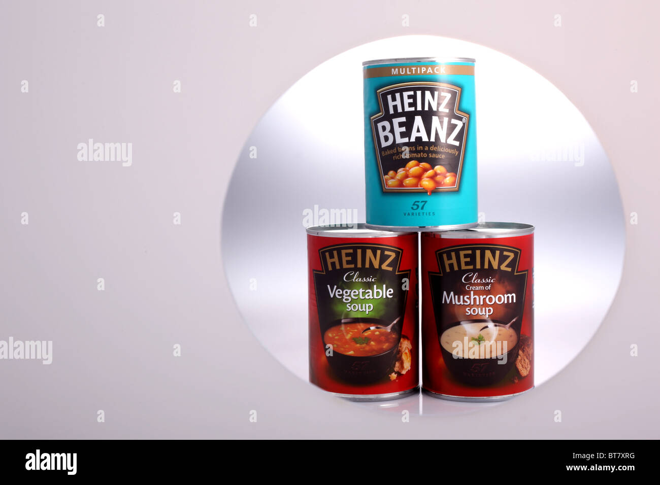 Cans of Heinz Baked Beans in Tomato sauce, Heinz Classic Vegetable Soup