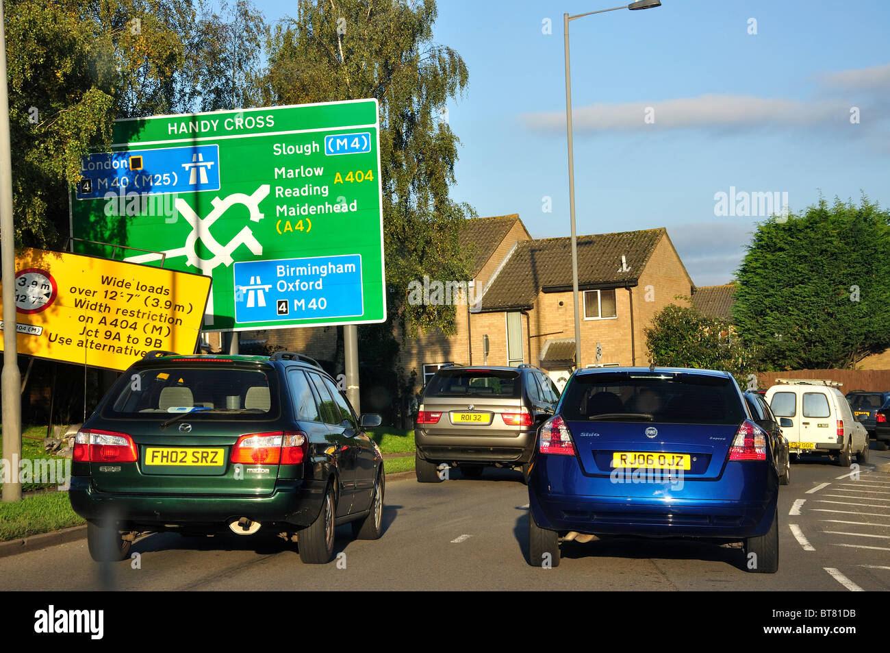 Handy Cross Roundabout, High Wycombe, Buckinghamshire, England, United Kingdom Stock Photo
