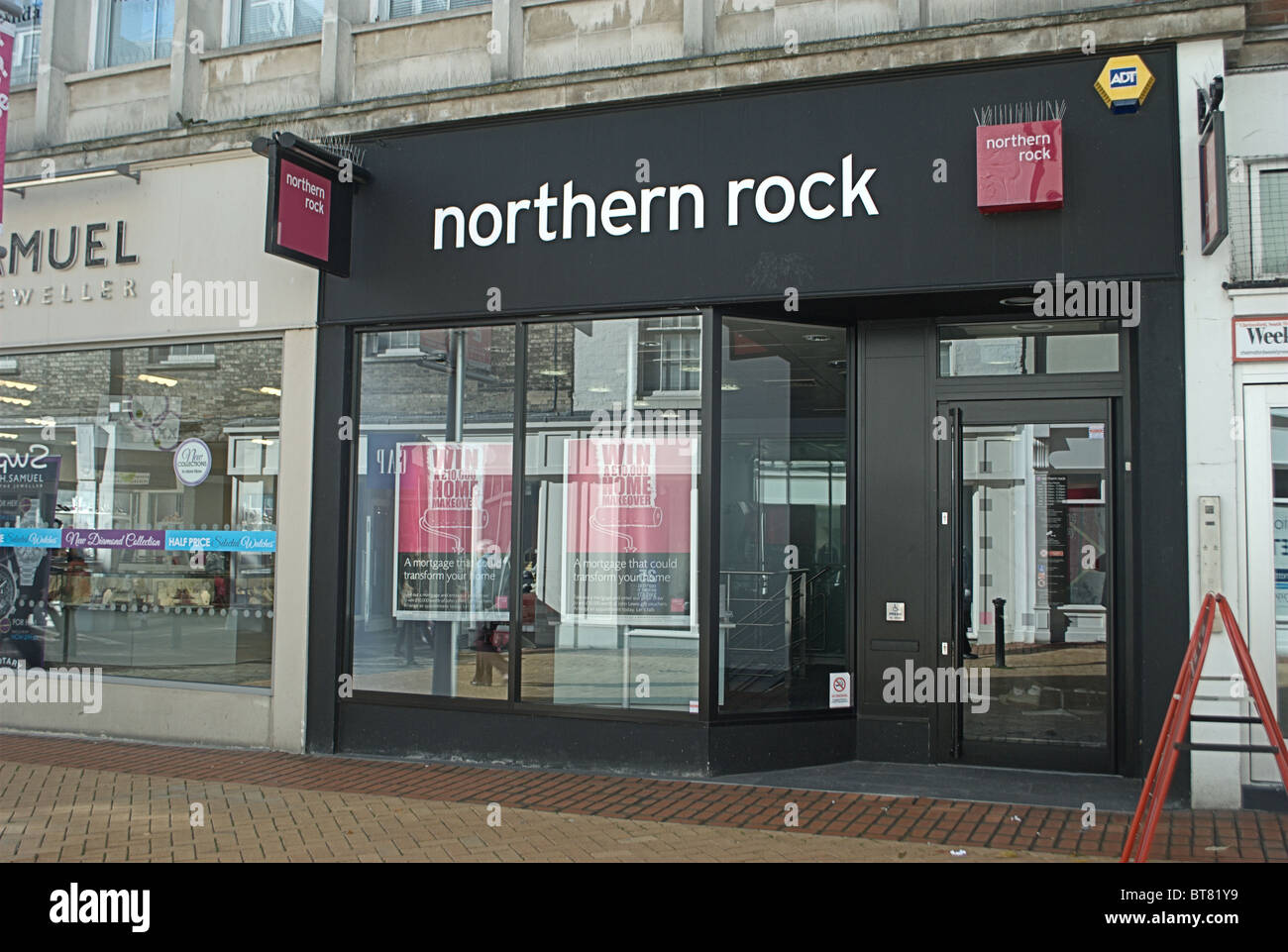 Northern Rock Bank Chelmsford Essex Stock Photo