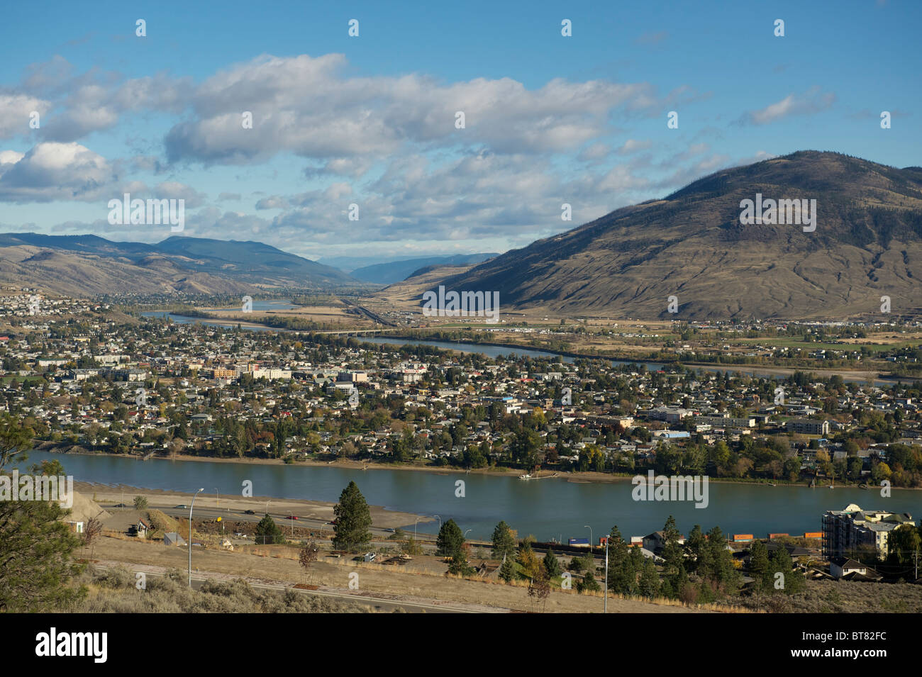 Kamloops, British Columbia, Canada The Thompson river flows through