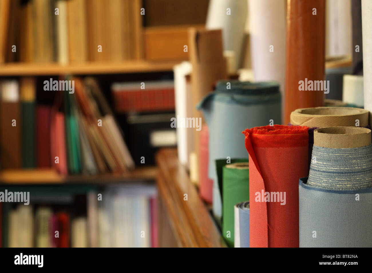 Binding a book bindery Stock Photo Alamy