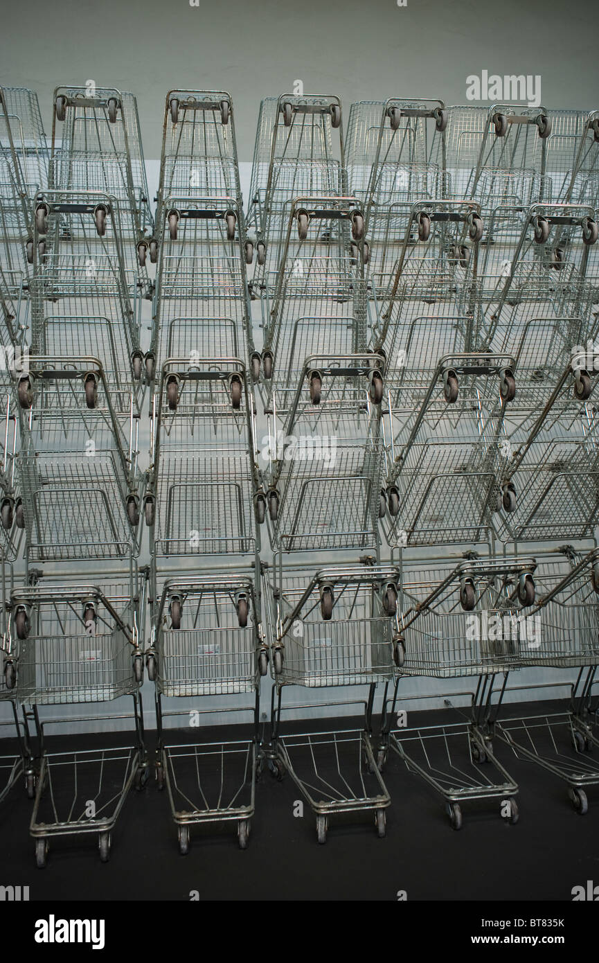 Paris, France, Contemporary Art Exhibit, FIAC, Modern Sculpture, by Artist Arman, "La Chute des