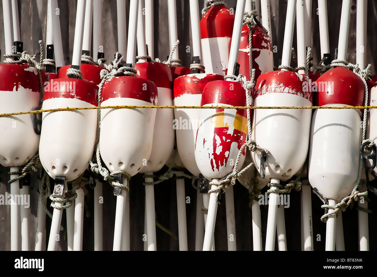 Lobster buoys, Kittery, Maine, USA Stock Photo Alamy