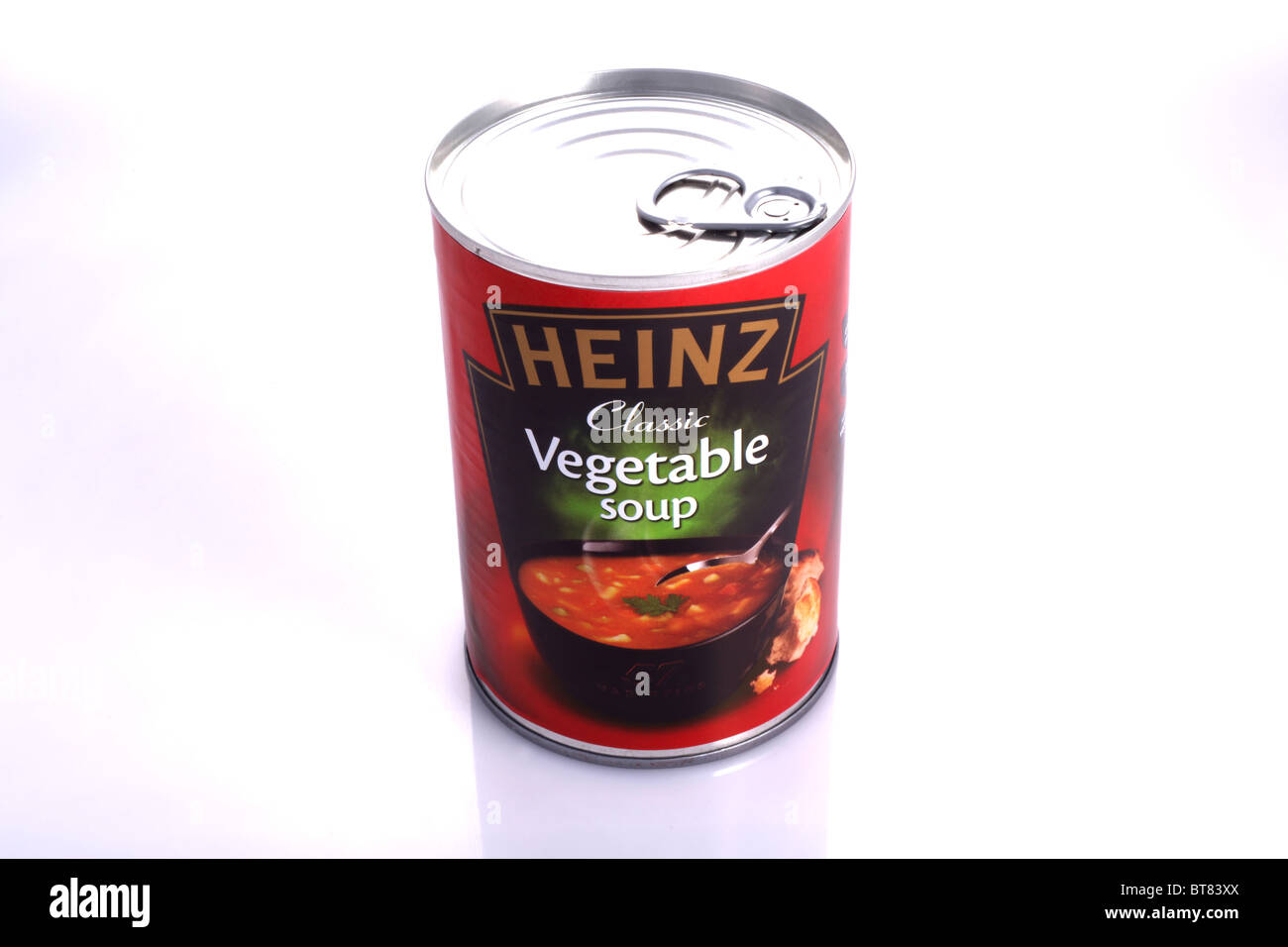 Can of Heinz Classic Vegetable Soup from UK Stock Photo Alamy