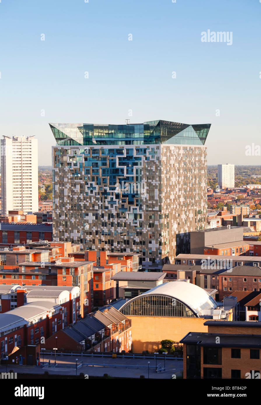 The Cube building, Birmingham, West Midlands, England, UK Stock Photo