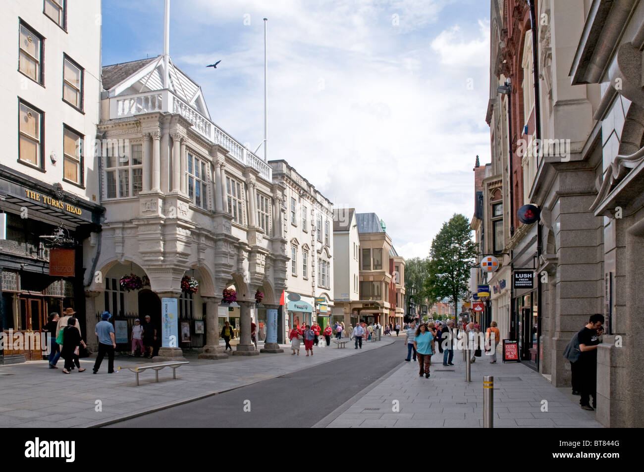 The High Street in Exeter City Centre Stock Photo Alamy
