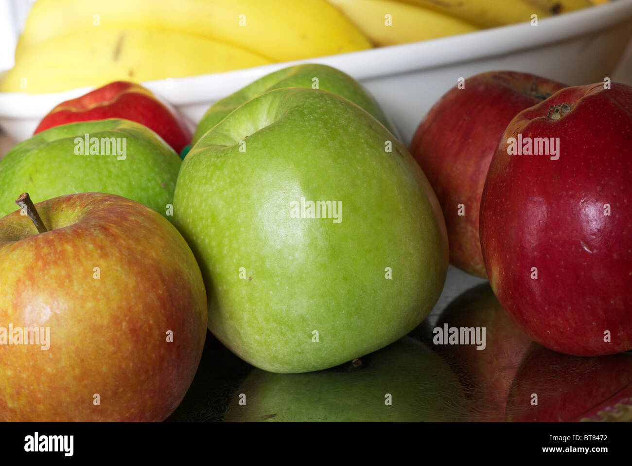 Two of your five a day for healthy life style Stock Photo