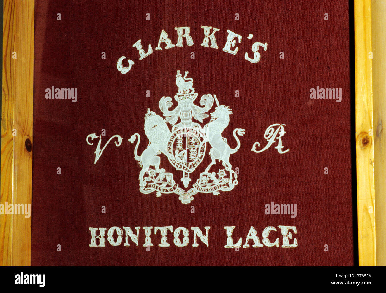 Exeter Museum of Costume and Lace Honiton lace making Devon England UK English Stock Photo