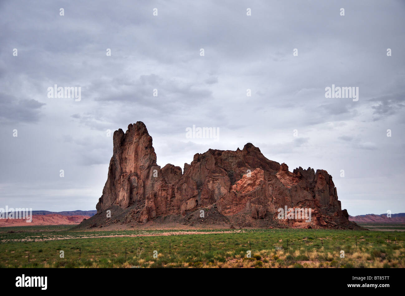 rock mesas, Navajo Reservation, Northern Arizona Stock Photo Alamy