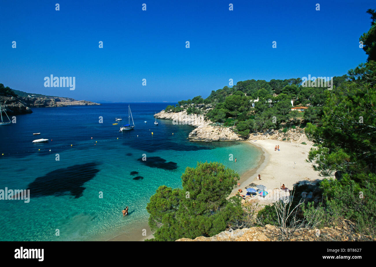 Cala Salada, Ibiza, Balearic Islands, Spain Stock Photo