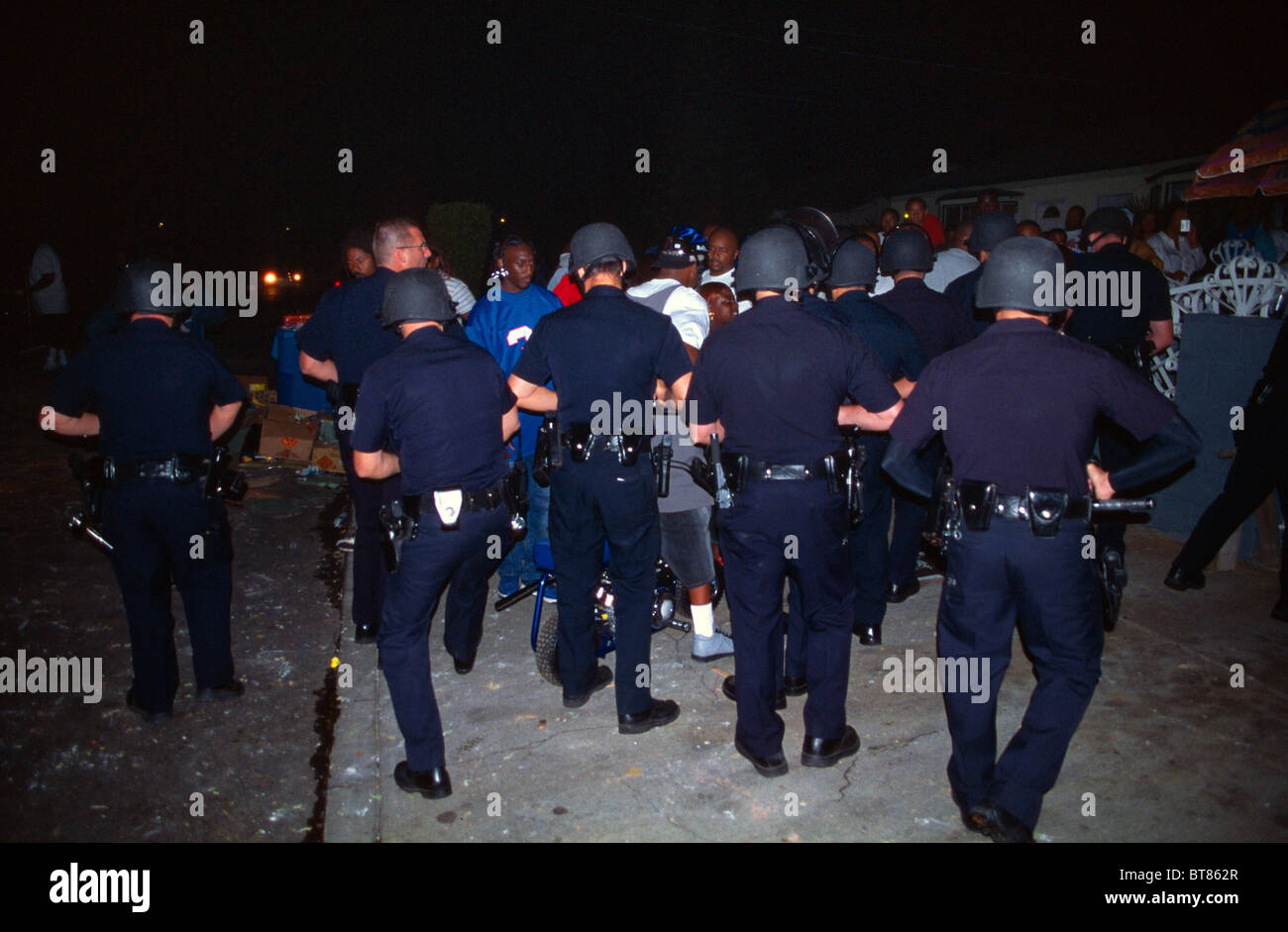 Gang fight us hi-res stock photography and images - Alamy