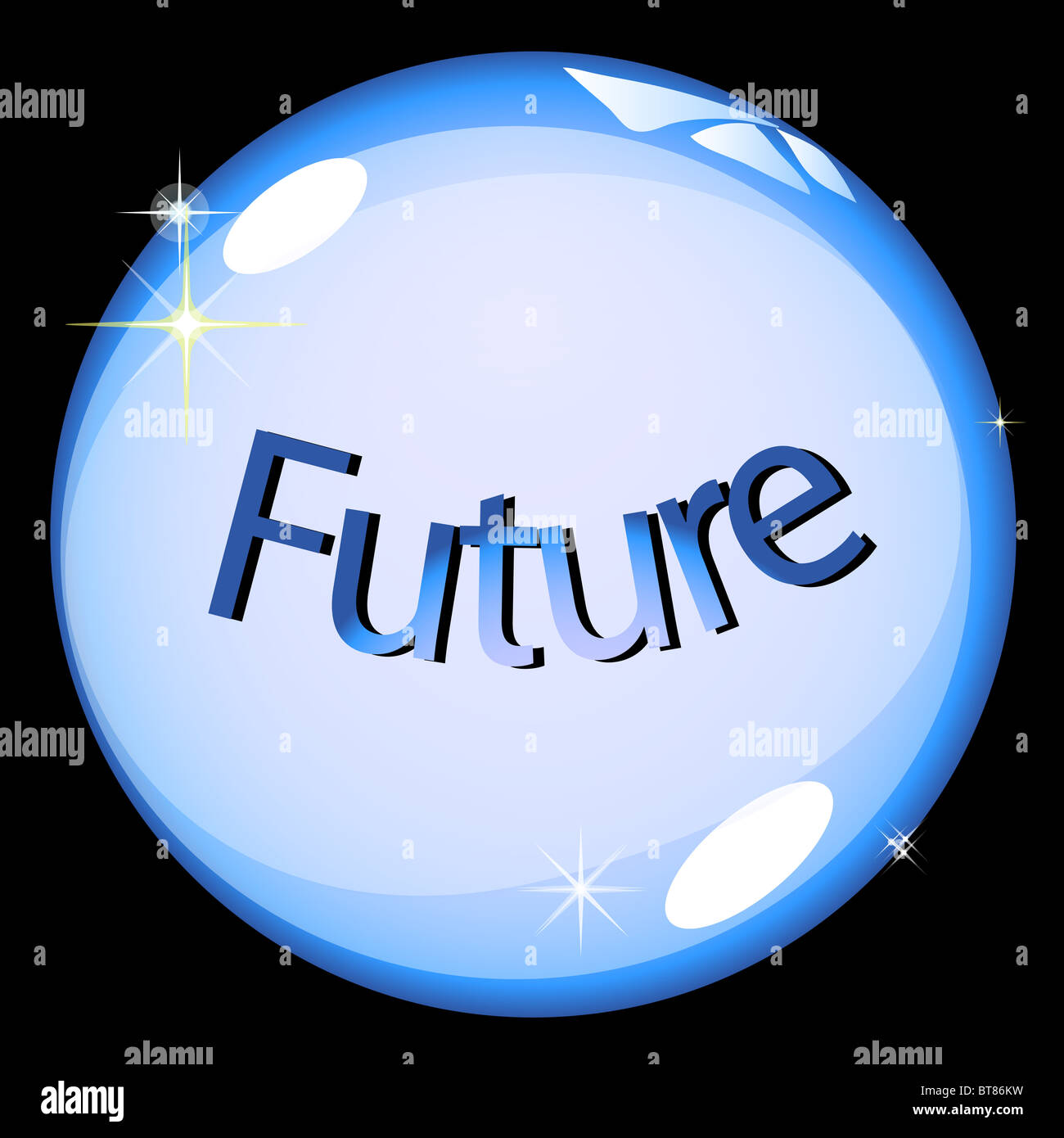 Crystal Ball Future Stock Photo Alamy