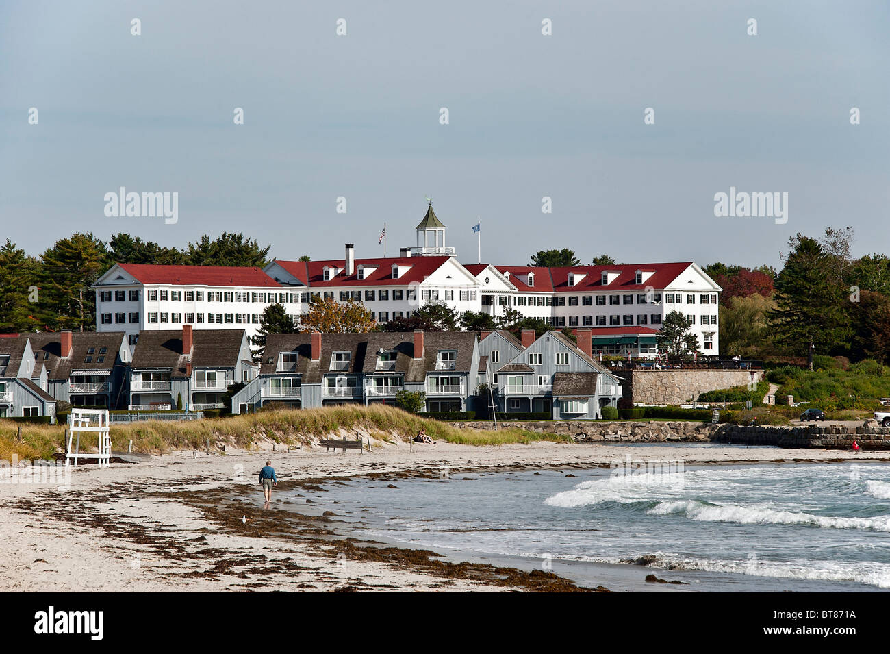 The Colony Hotel, Kennebunkport, Maine Stock Photo