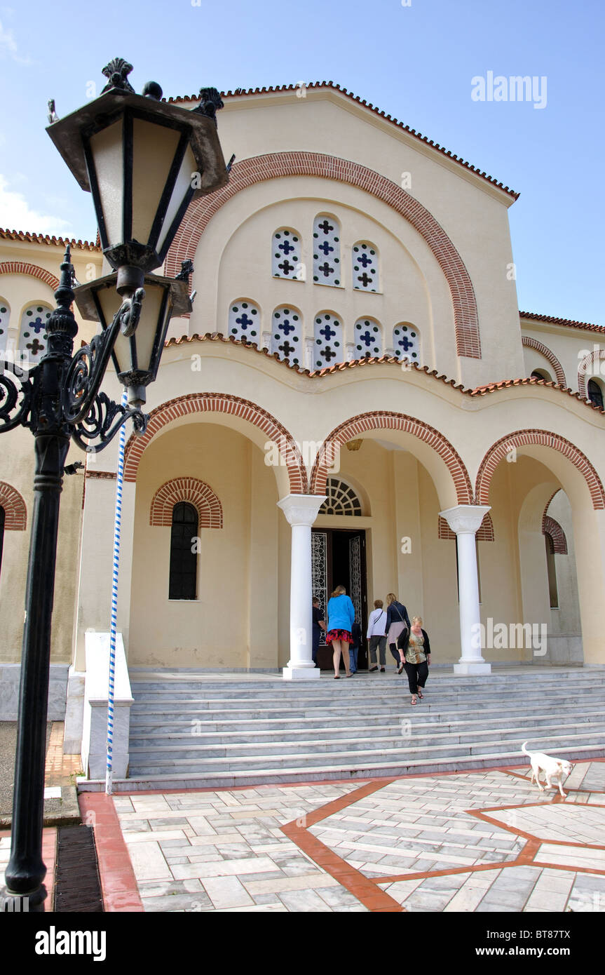 Monastery of Agios Gerasimos Church, Omala Valley, Kefalonia (Cephalonia), Ionian Islands, Greece Stock Photo