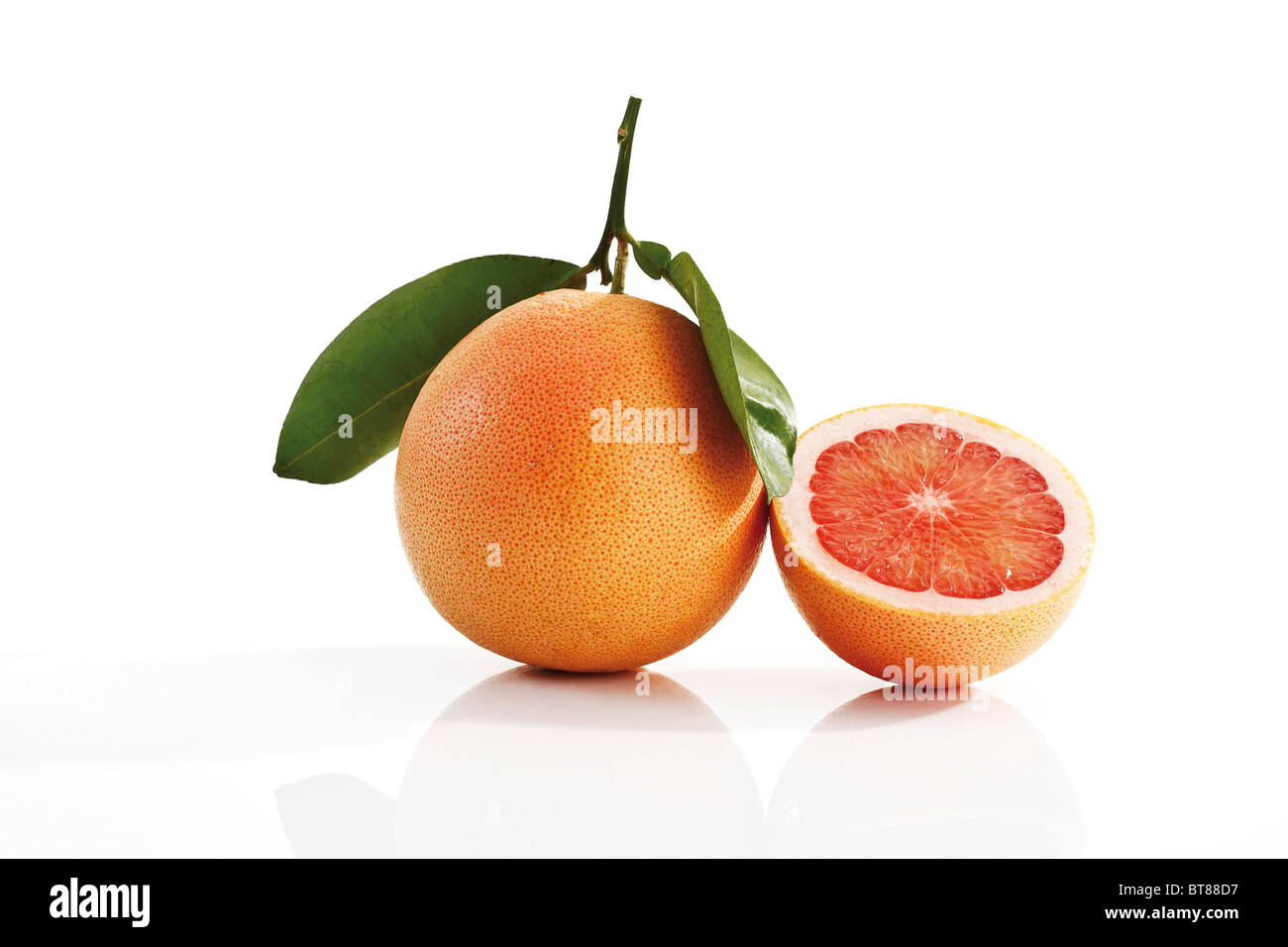 Ruby Red Grapefruit Stock Photo Alamy