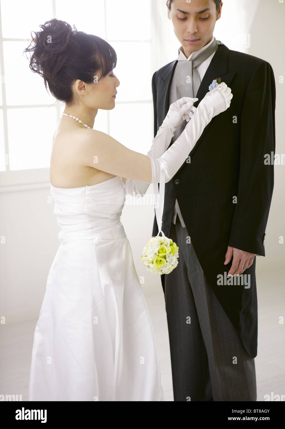Bride and groom Stock Photo Alamy