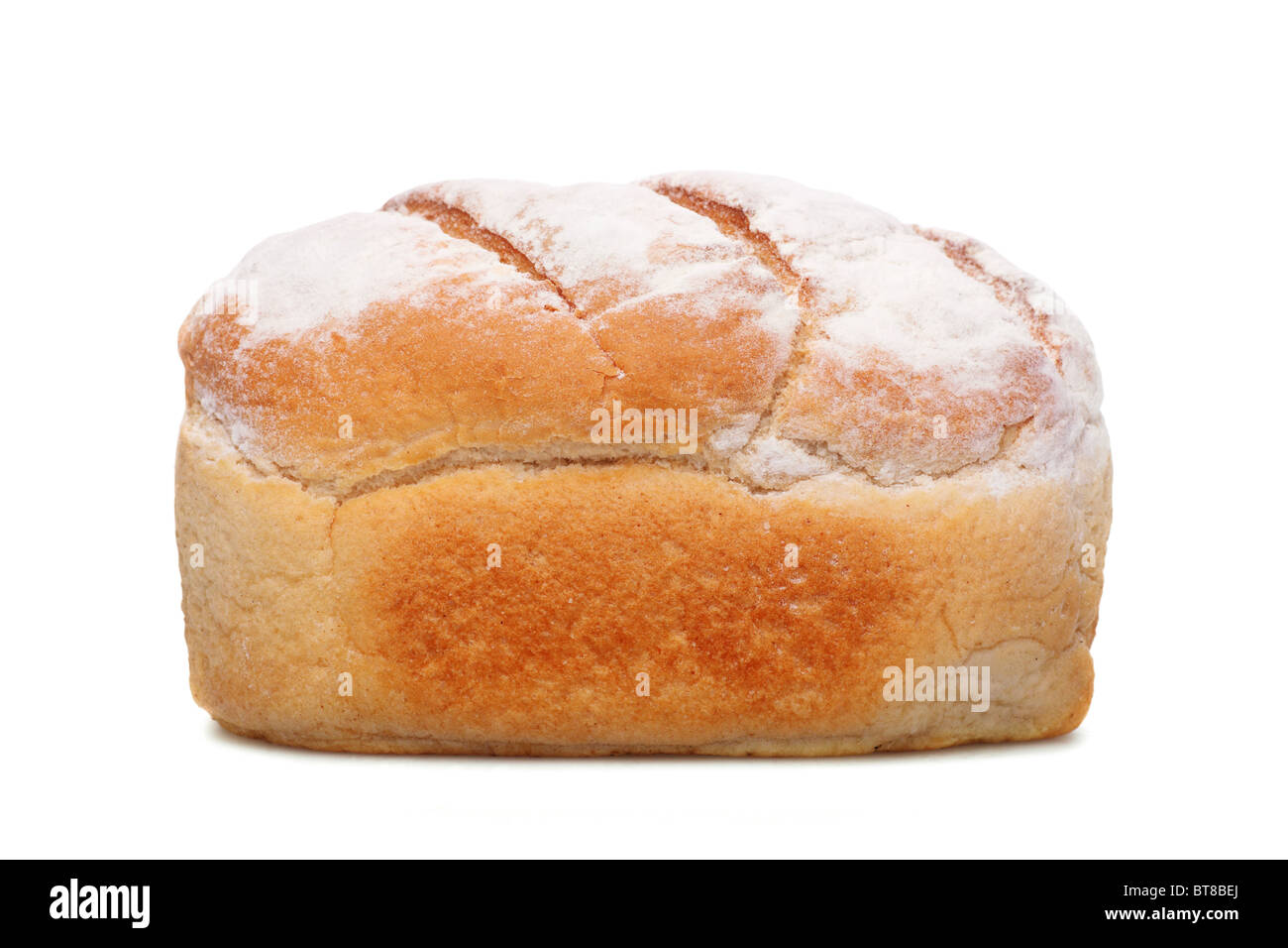 Freshly made Farmhouse bread loaf Stock Photo