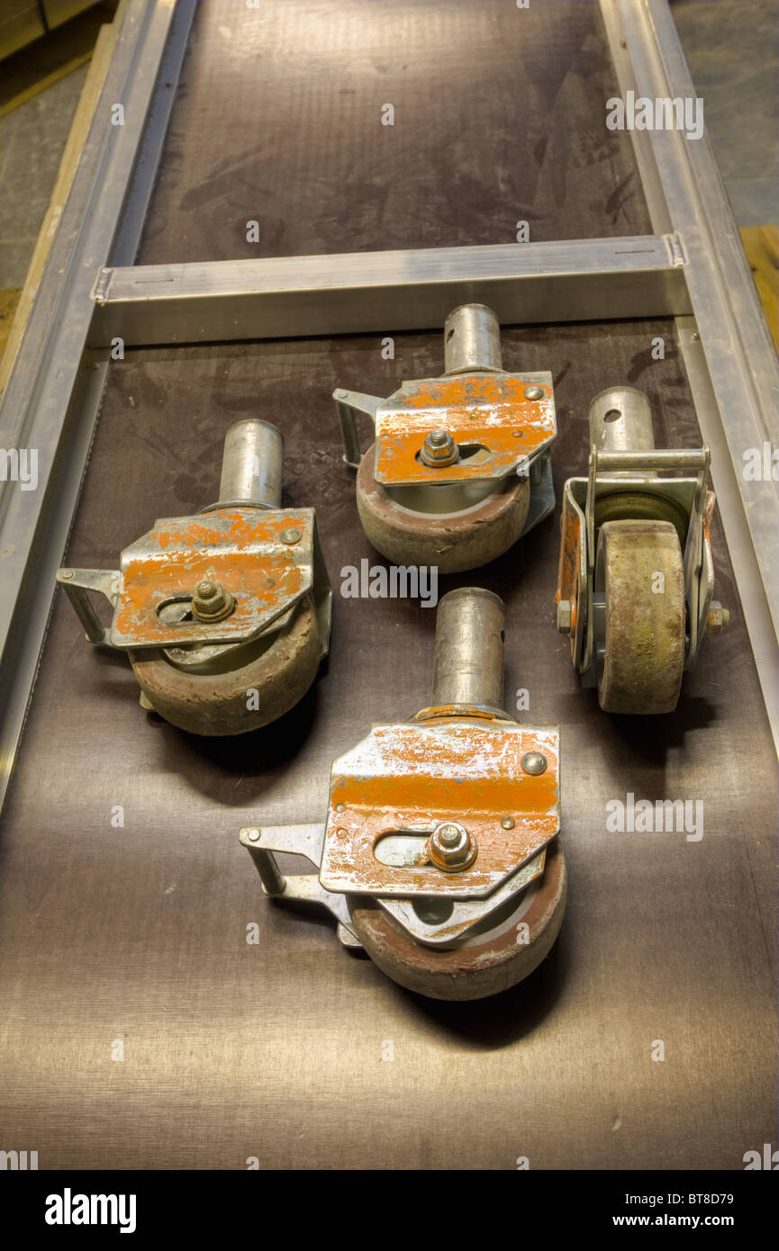 wheels used in construction Stock Photo Alamy
