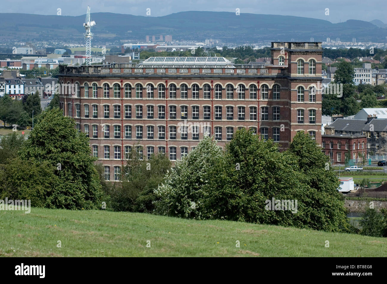 Anchor Mill Paisley Stock Photo Alamy