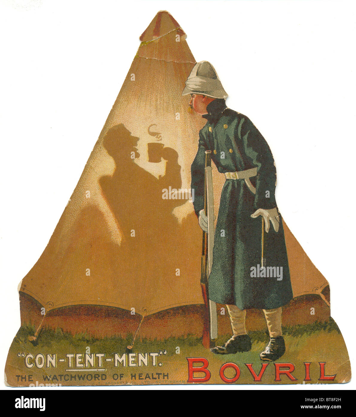 advertisement for Bovril Stock Photo