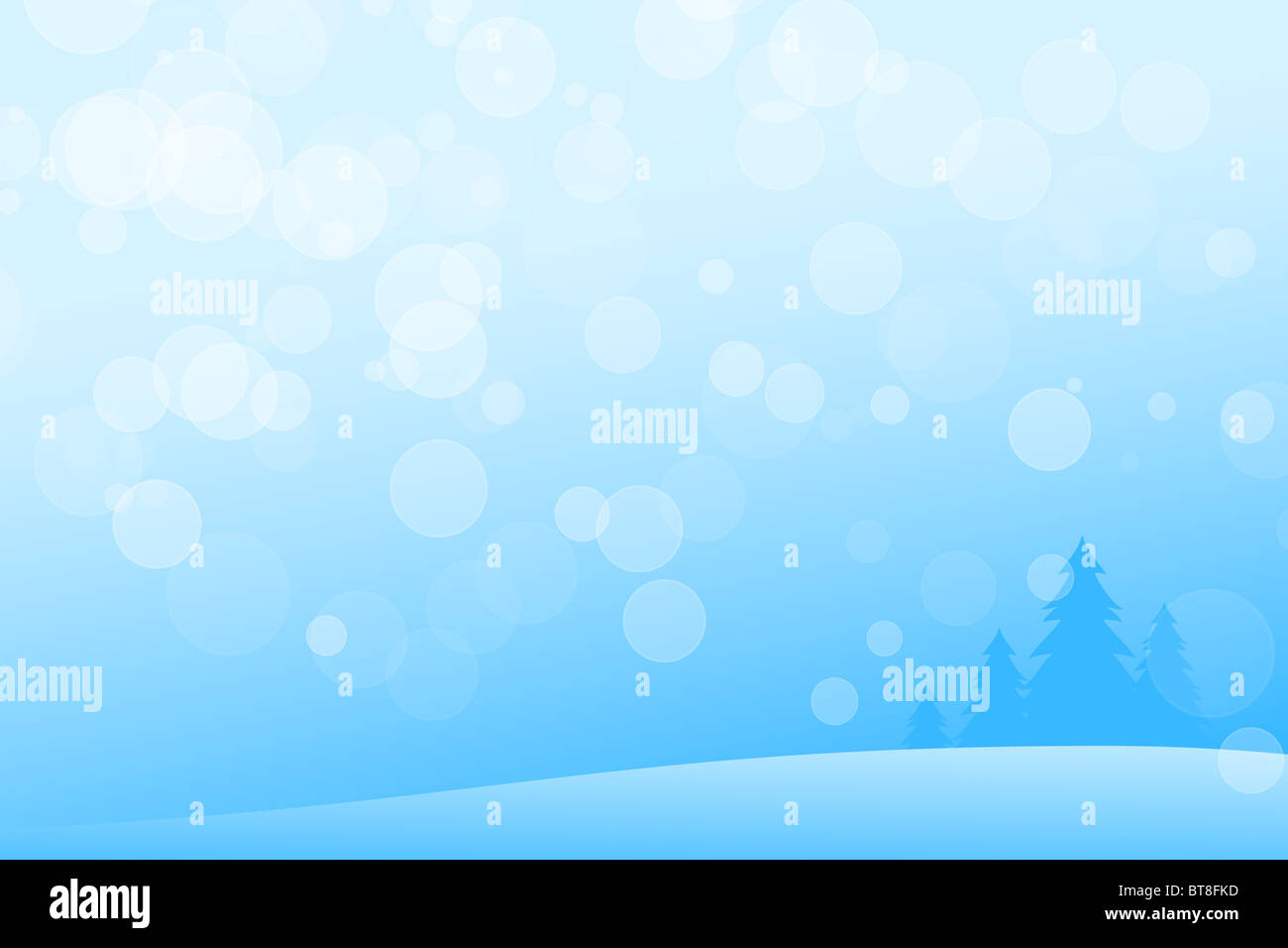 Christmas background with Christmas tree in blue color Stock Photo - Alamy