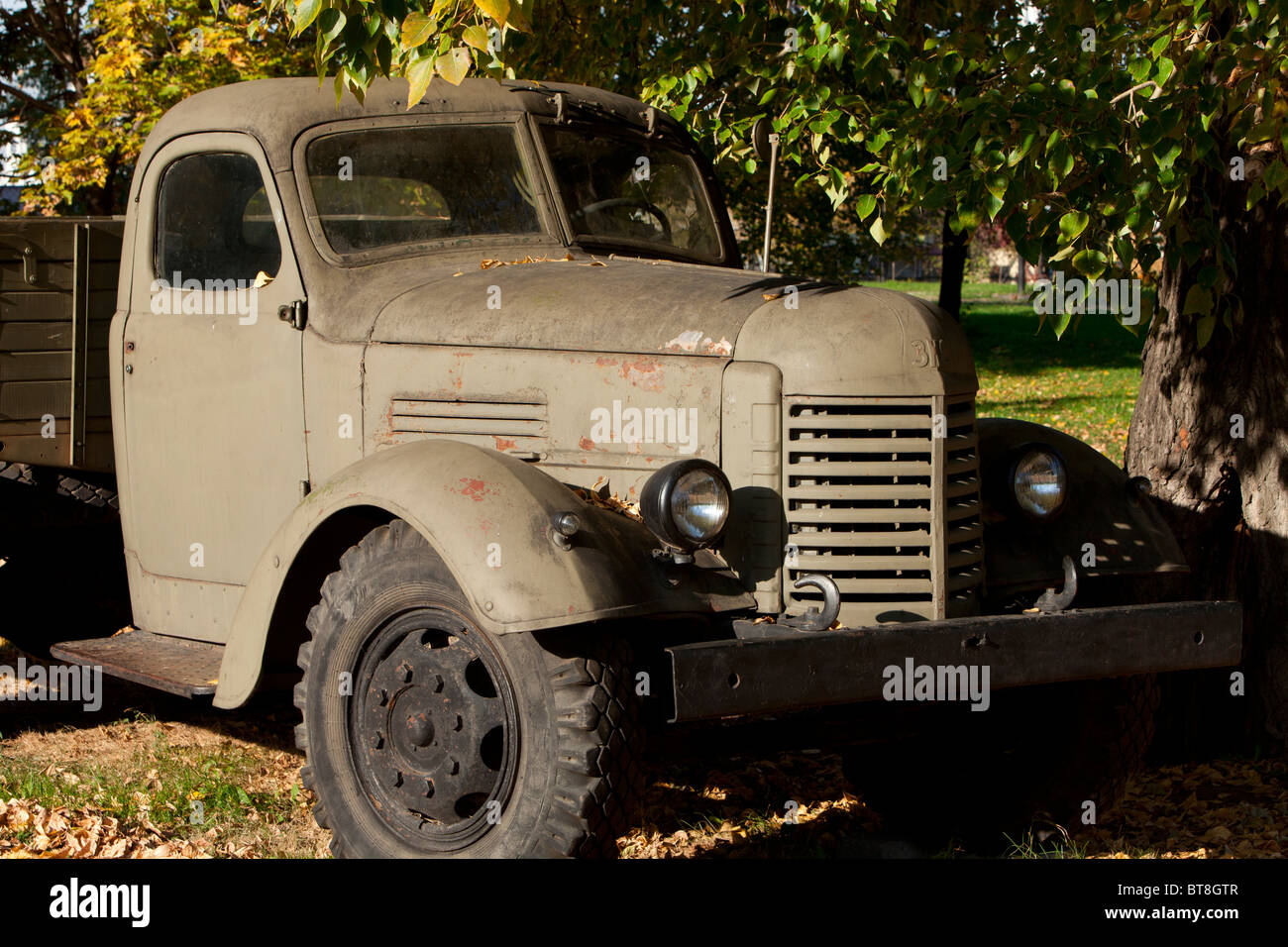 Soviet World War II truck at the Fallen Monument Park (Muzeon Park of
