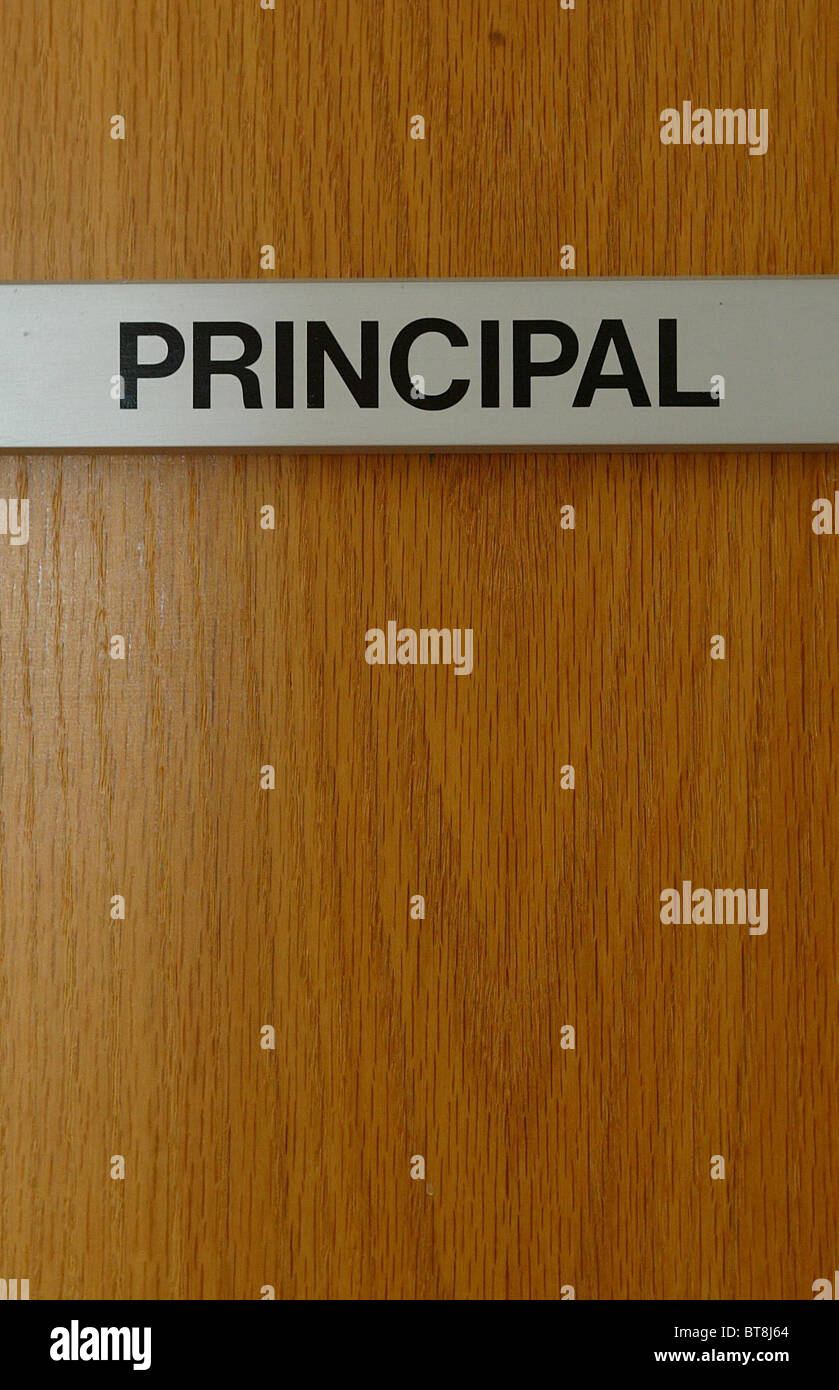 principals office door