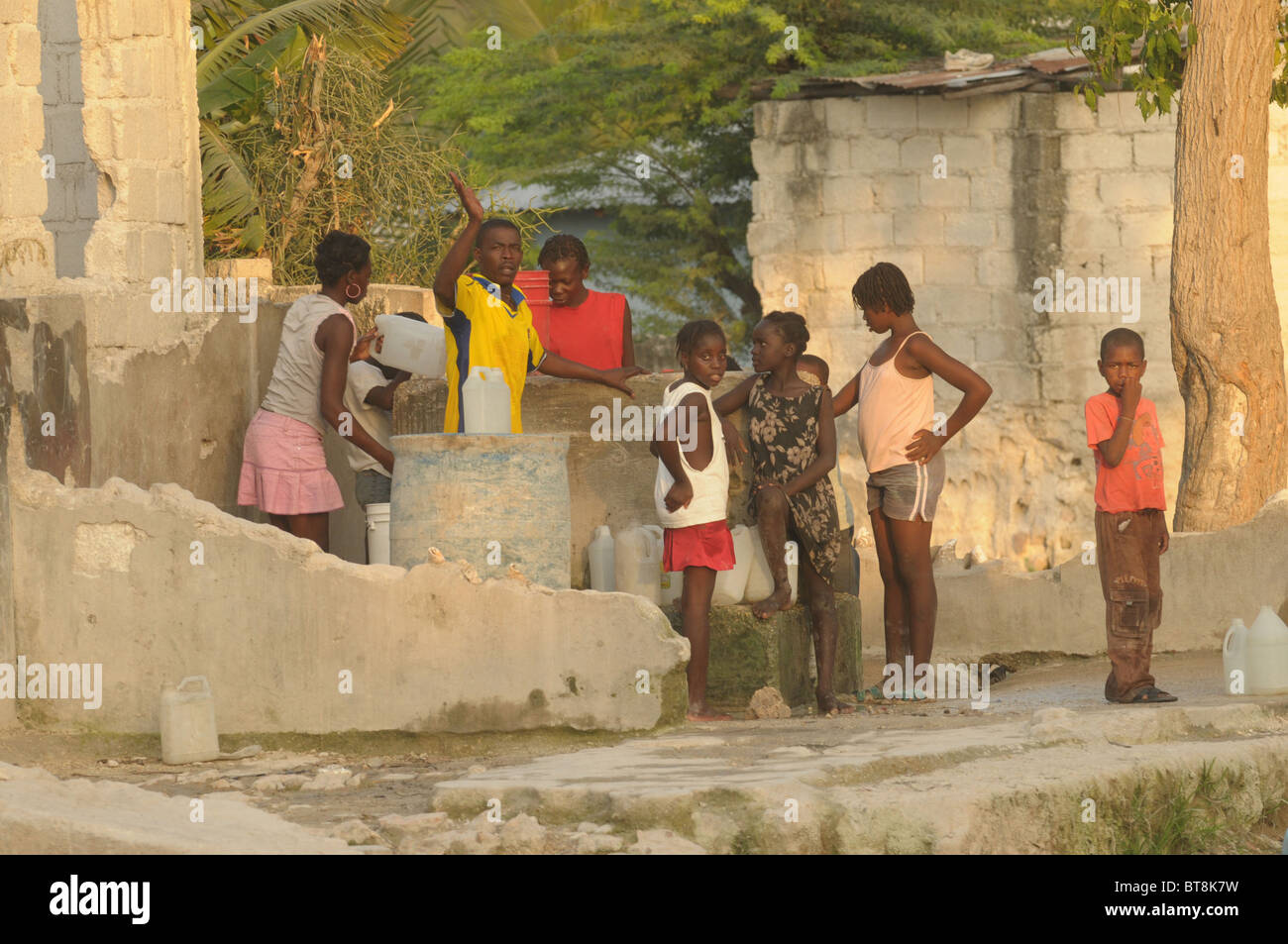 Women and Children on the Haitian Island of La Gonave Stock Photo Alamy