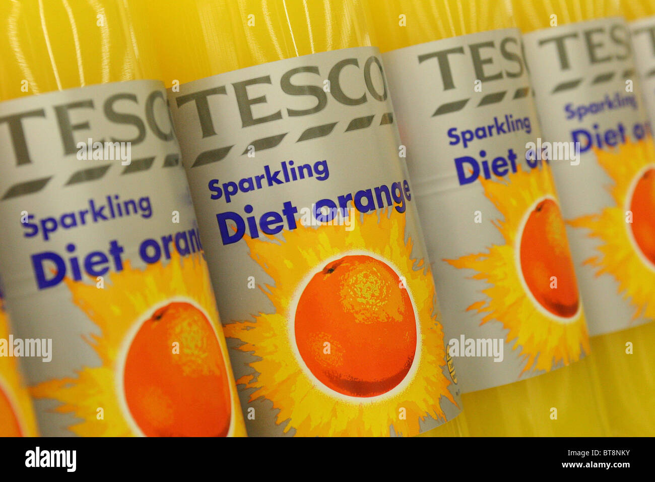 Tesco strawberryade fizzy drink picture hires stock photography and