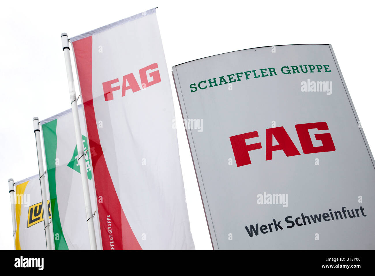 FAG Schaeffler KG, Schweinfurt, Bavaria, Germany, Europe Stock Photo