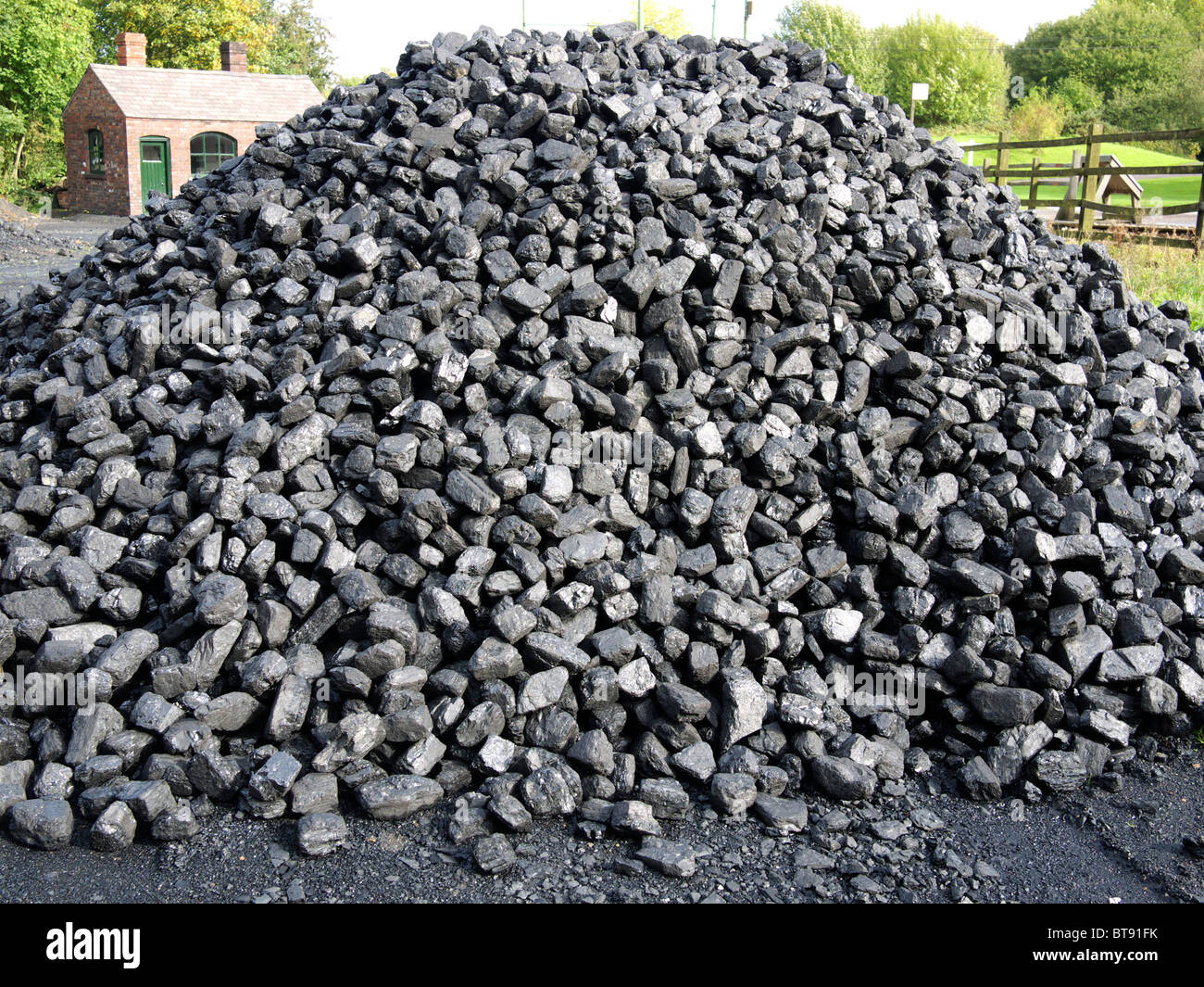 Large pile of coal Dudley West Midlands UK Stock Photo Alamy