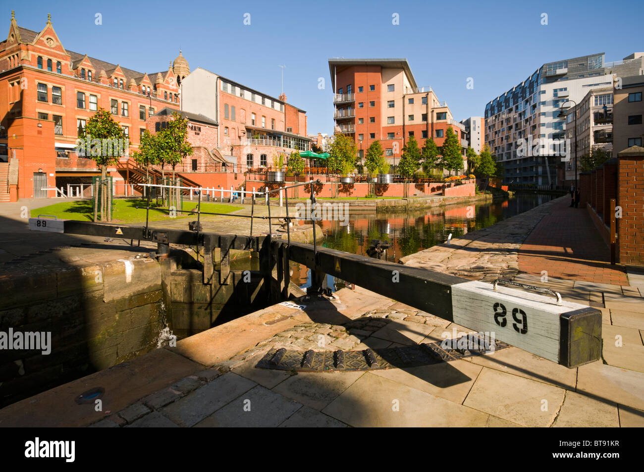 Lock 89, Tib Lock, on the Rochdale Canal near Manchester city centre