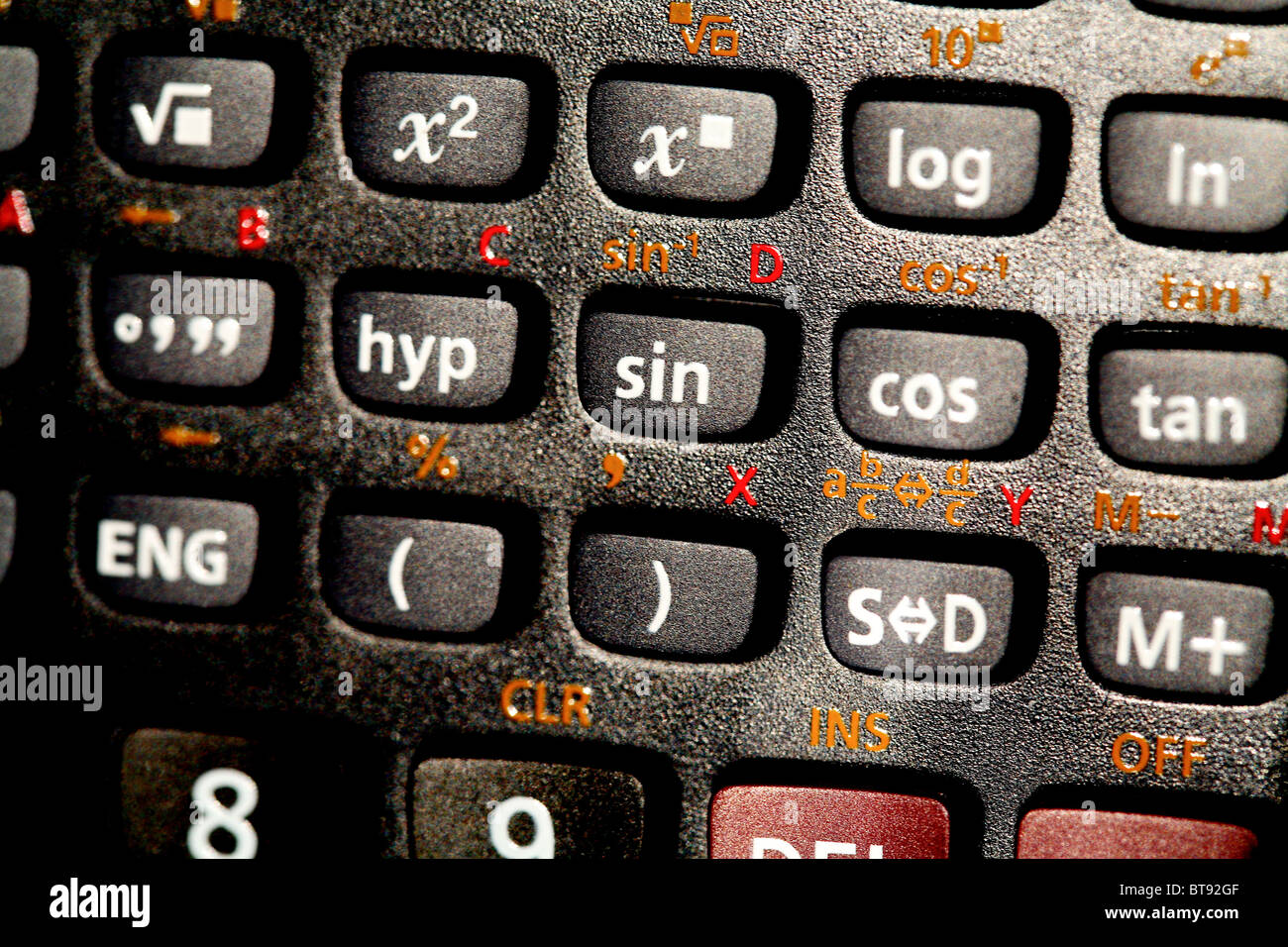 advanced mathematics calculator Stock Photo