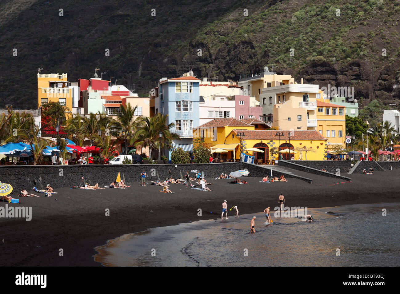 Puerto de Tazacorte, La Palma, Canary Islands, Spain, Europe Stock Photo