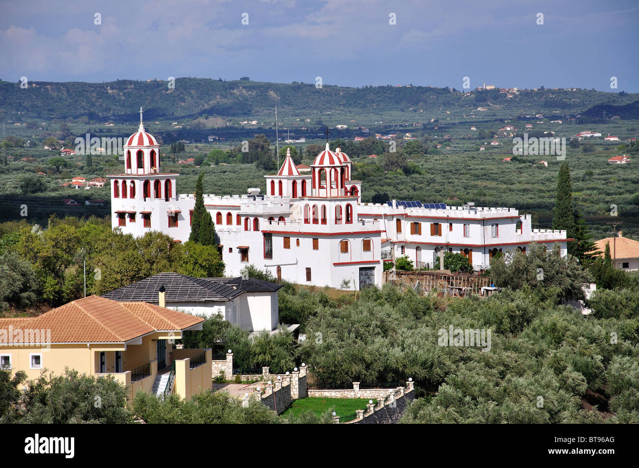 Convent near Maherado, Zakynthos, Ionian Islands, Greece Stock Photo