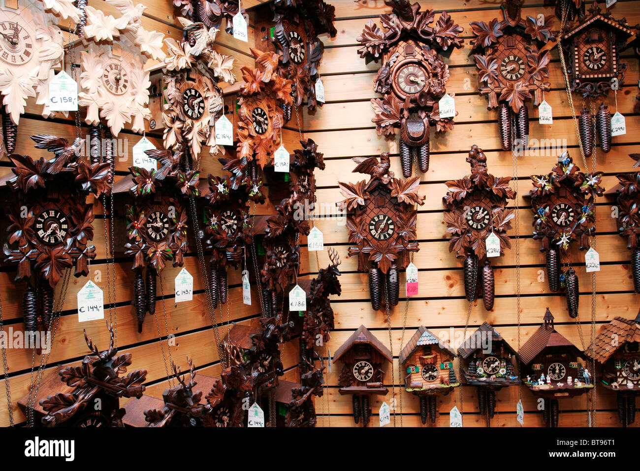 Cuckoo clock in Germany Stock Photo Alamy