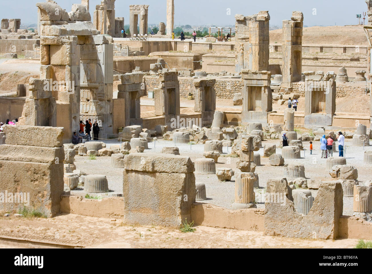 Ancient Persian Ruins of Persepolis in Iran Stock Photo