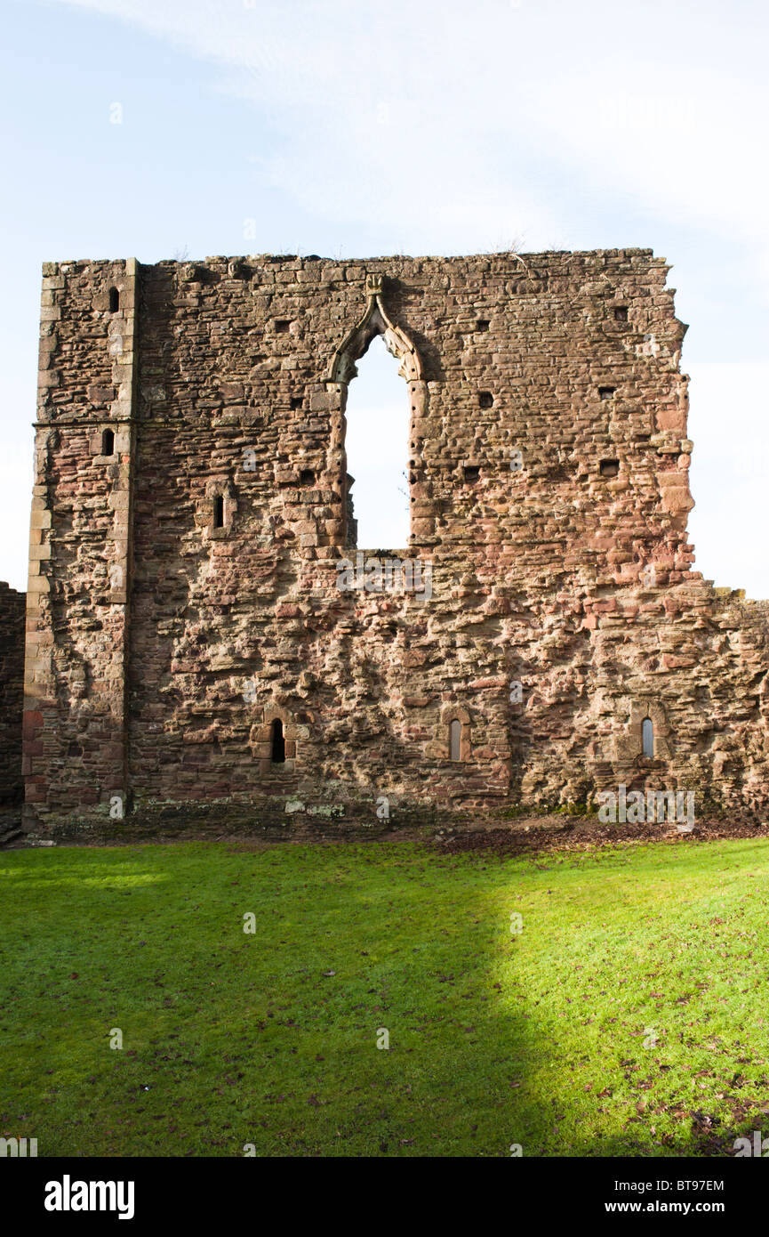 Ruins of Monmouth Castel, Henry V's birthplace Stock Photo