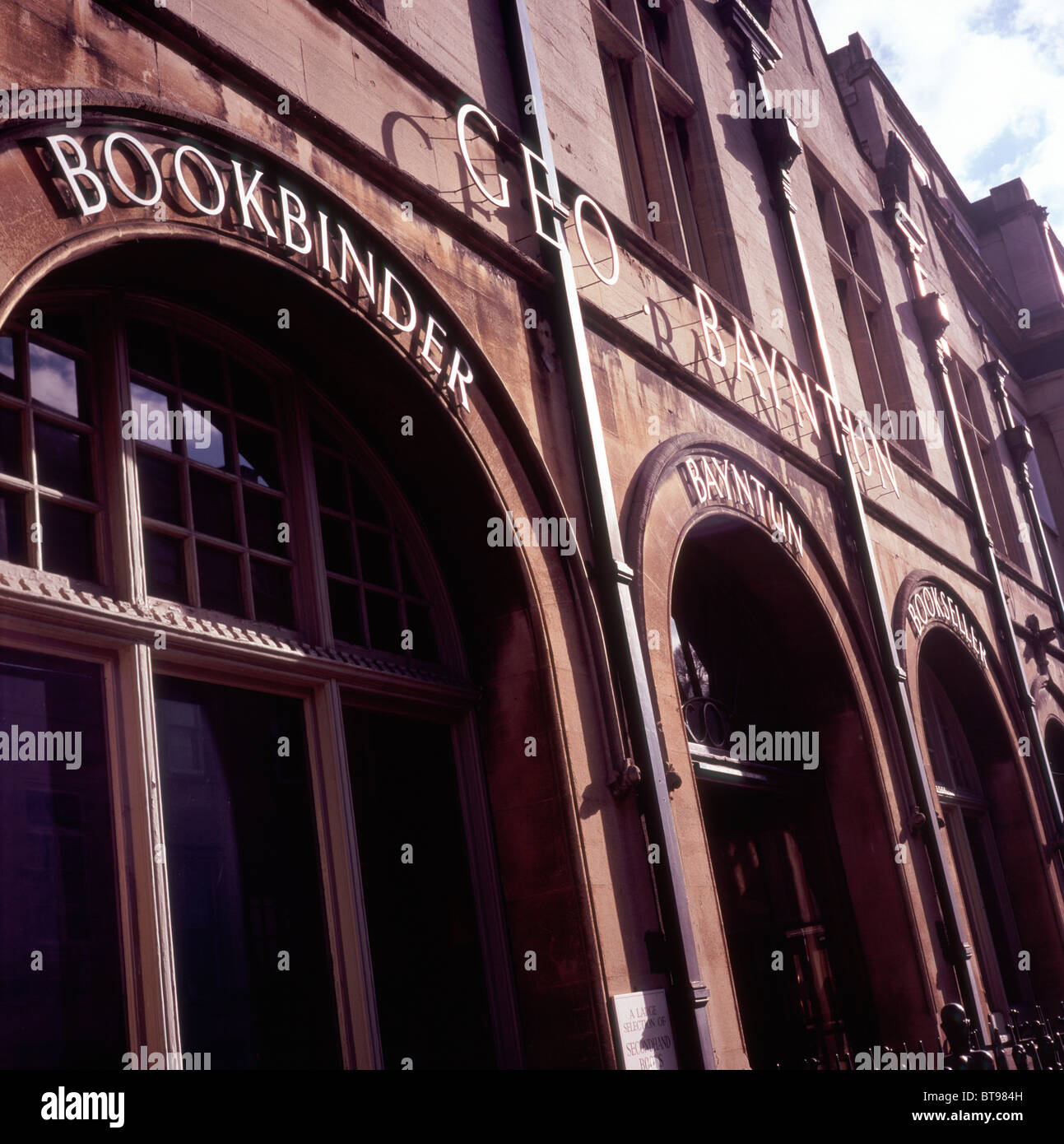 Bayntun bookbinders Bath England Stock Photo Alamy