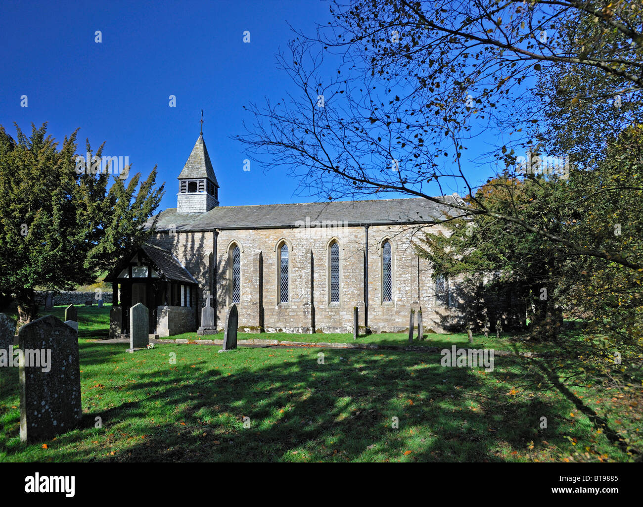 Church of Saint John the Evangelist. Cowgill, Dentdale, Yorkshire Dales National Park, Cumbria, England, United Kingdom, Europe. Stock Photo