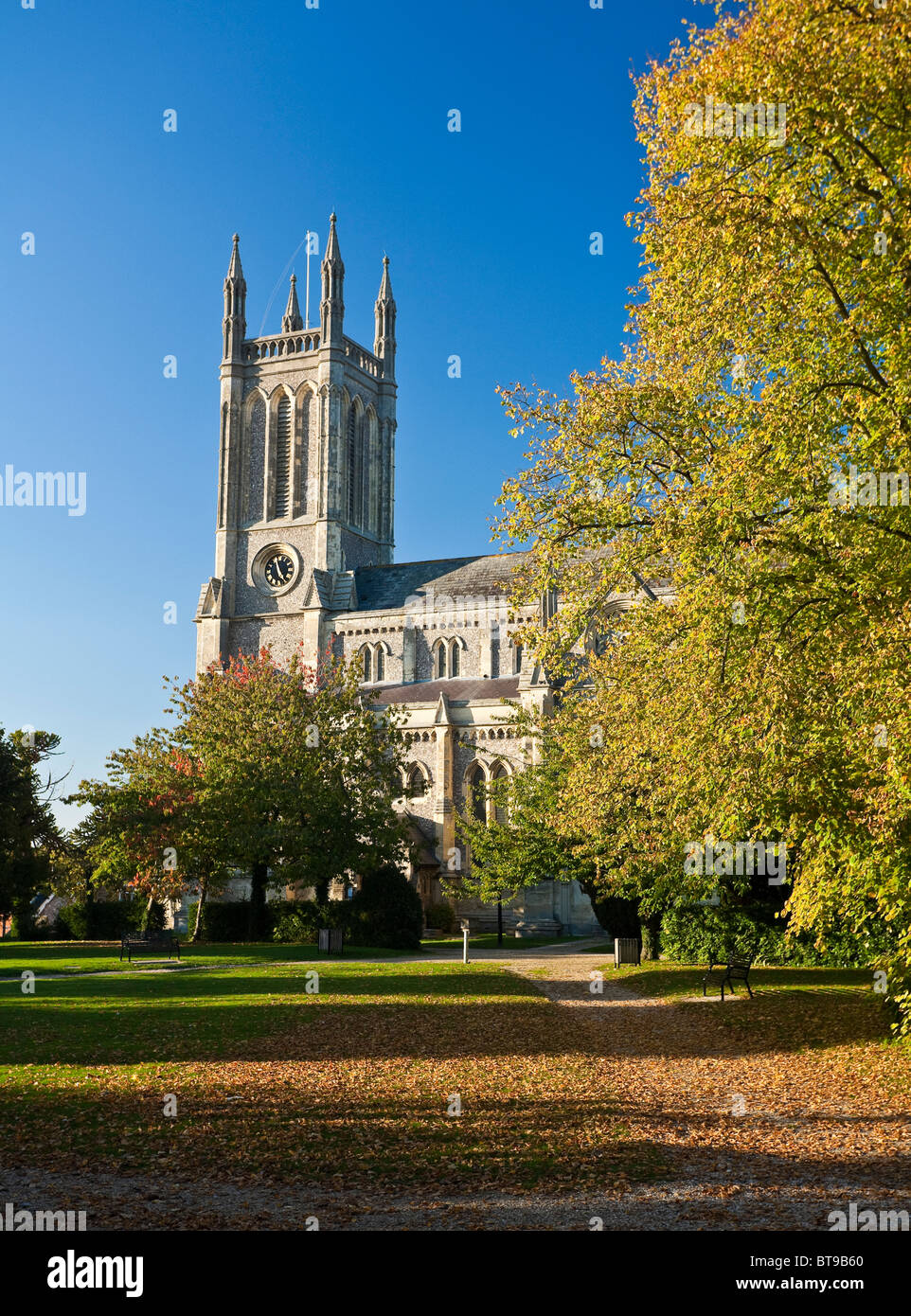 Church of St Mary in Andover Hampshire Stock Photo