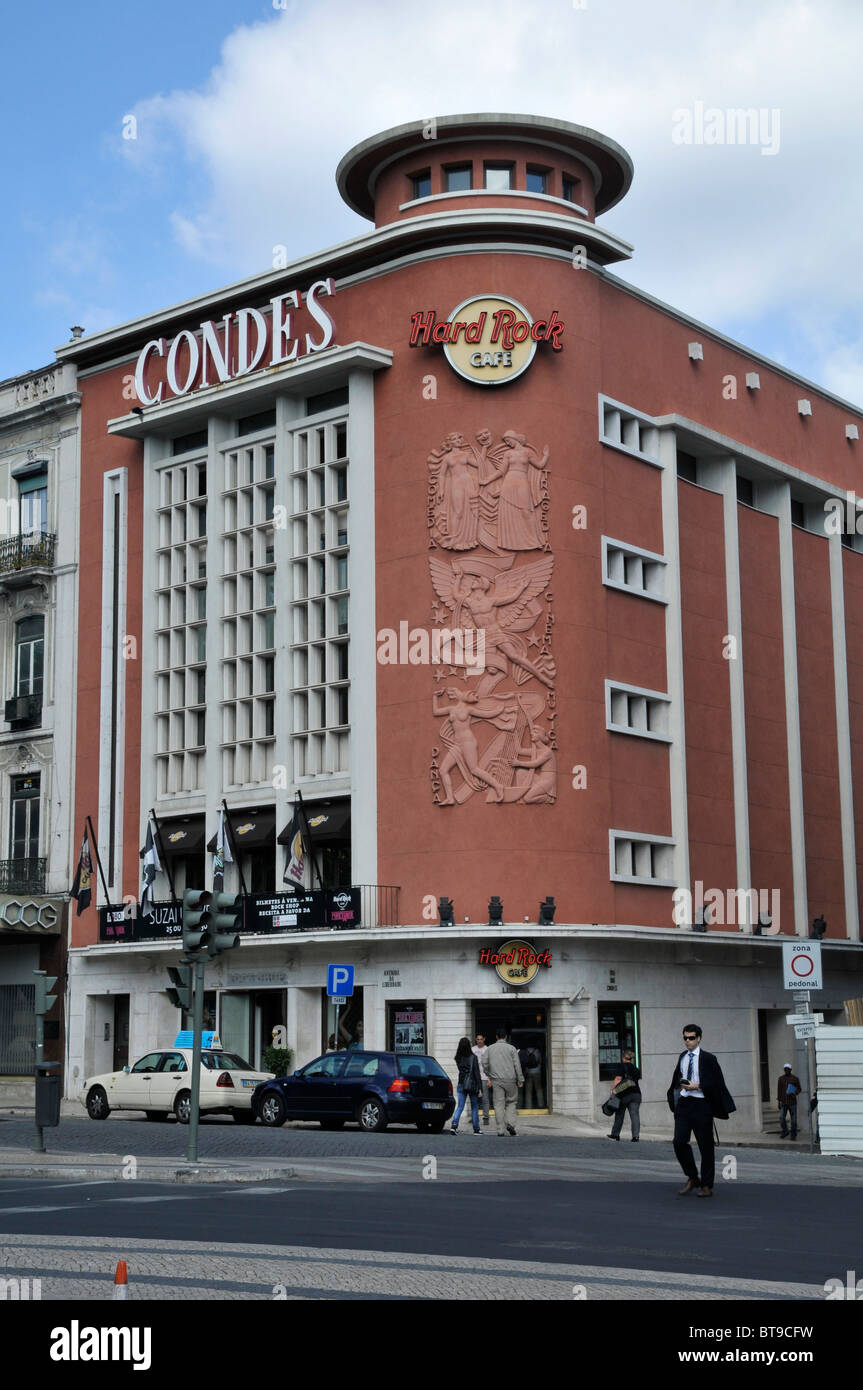 Facade exterior outside cafe lisboa hires stock photography and images