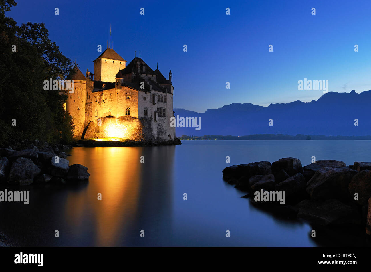 Chillon Castle Veytaux Montreux Svizzera magnete frigorifero