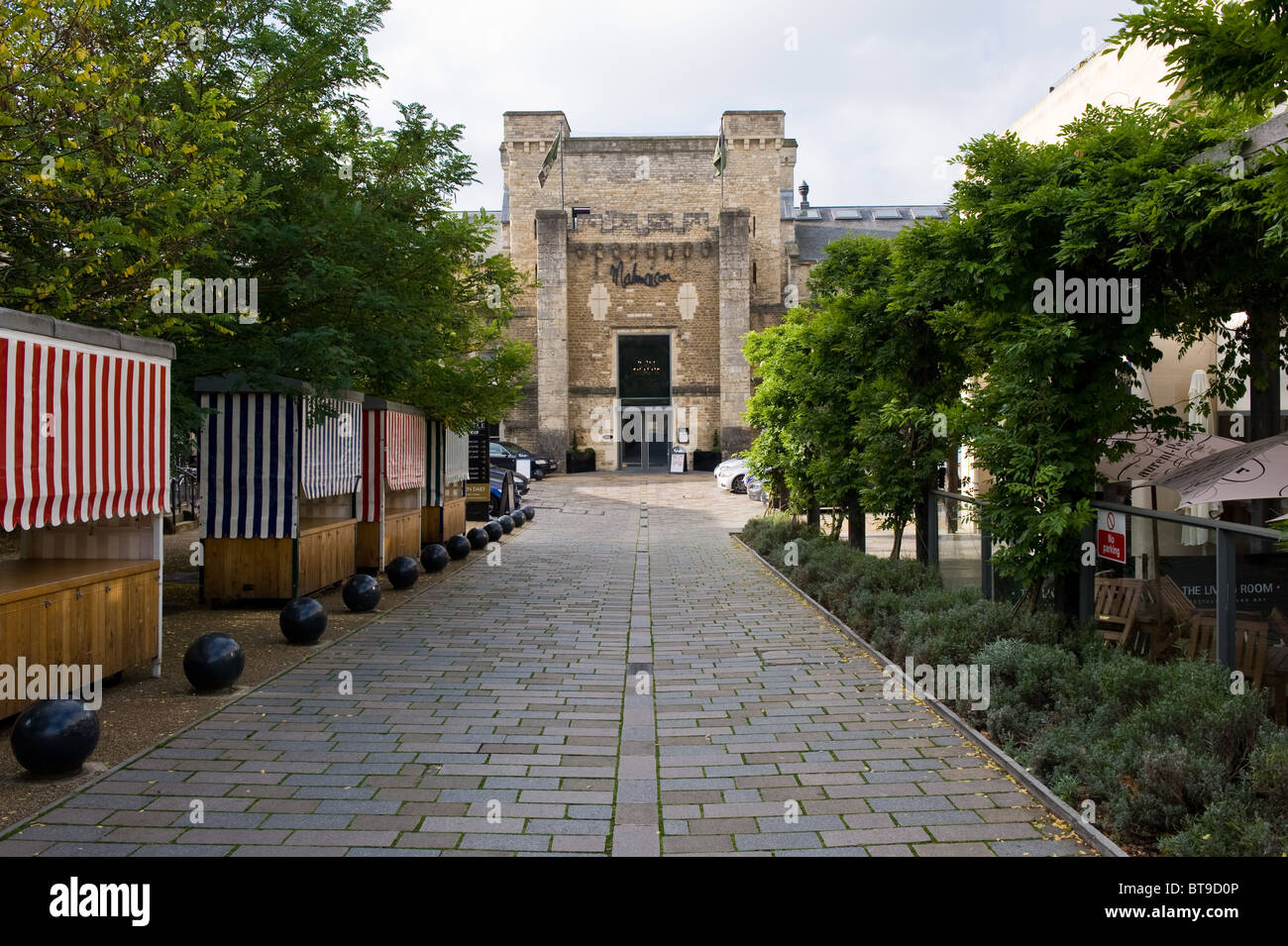The Luxury Malmaison Hotel in the converted Oxford Jail in the centre of the OXford Castle redevelopment. Stock Photo