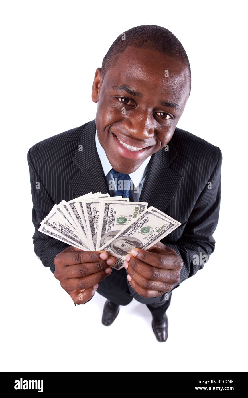 Happy successful wealthy rich man Cut Out Stock Images Pictures Alamy
