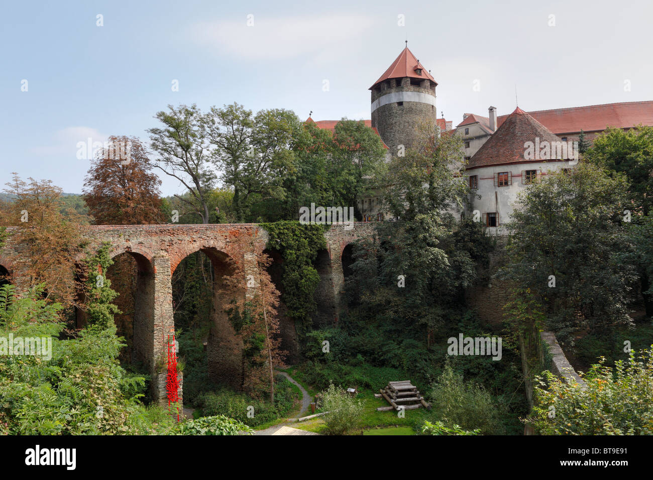 Burg Schlaining castle in Stadtschlaining, Burgenland, Austria, Europe Stock Photo