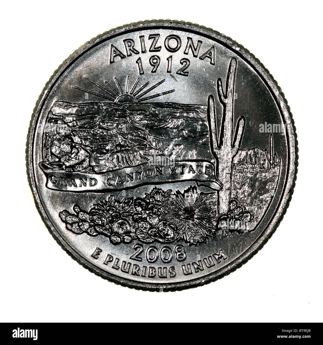 USA Quarter Arizona Stock Photo