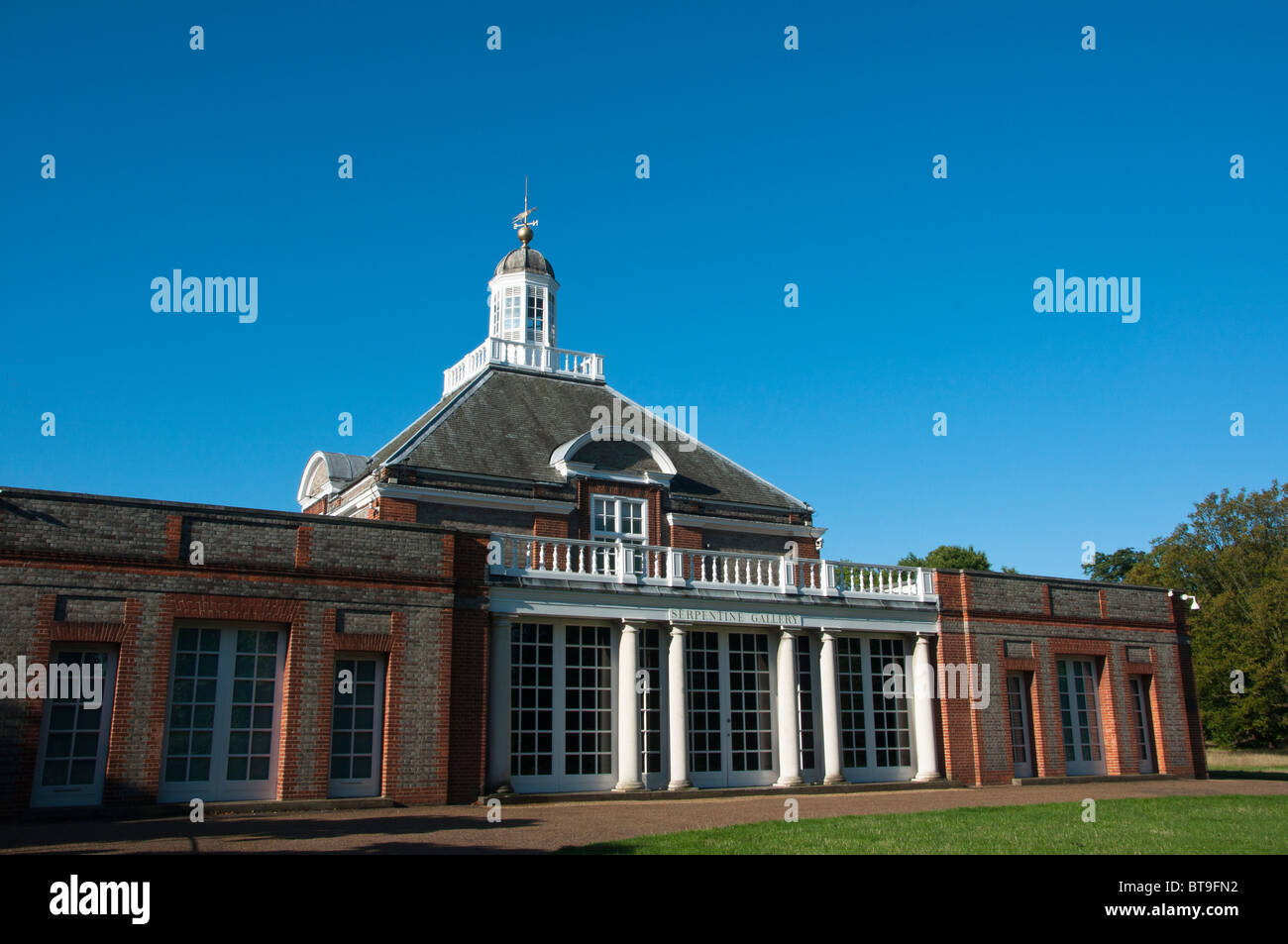 Serpentine gallery in Hyde park, London Stock Photo