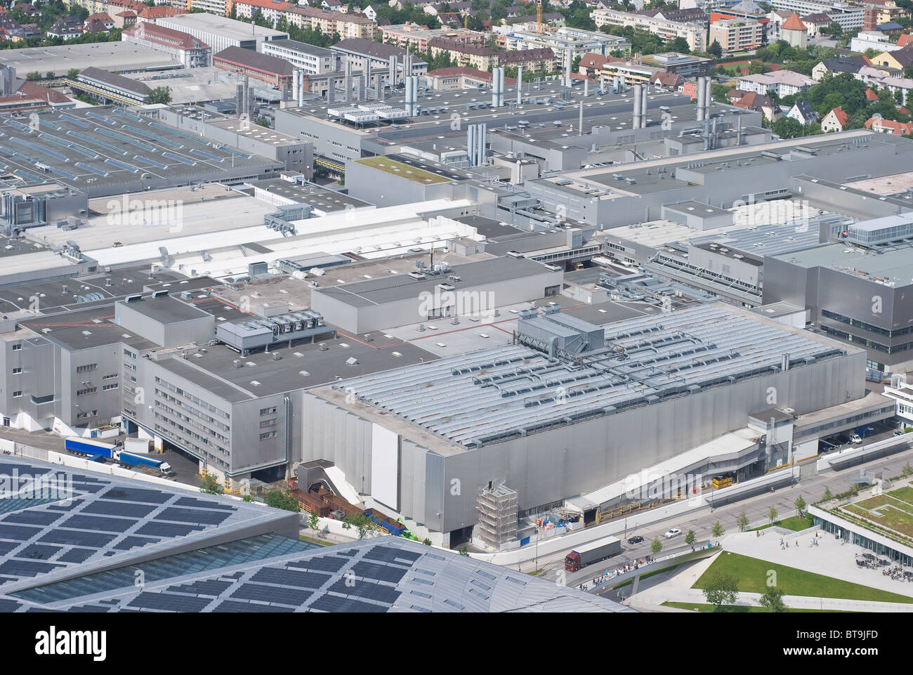 Modern Manufacturing Architecture as Symbol of Corporate Identity Stock