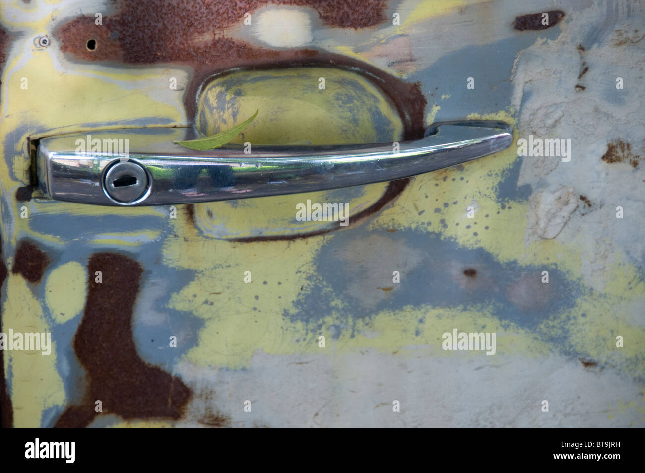 Old Car Door Handle Stock Photos Old Car Door Handle Stock